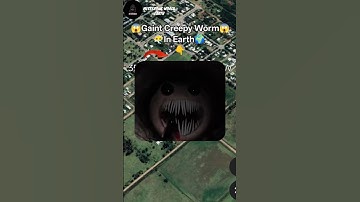 😶‍🌫️😱I Found Werid Gaint Worm In Google Earth #shorts #earth #mysteriousworldearth