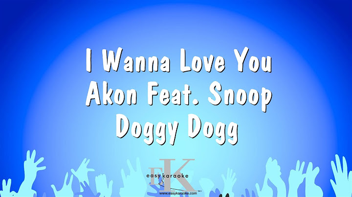 I Wanna Love You Karaoke version - Karaoke performance video thumbnail
