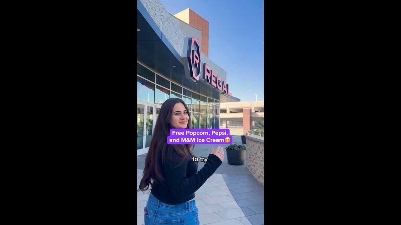 Free Popcorn, Pepsi, M&M Ice Cream with Regal Unlimited