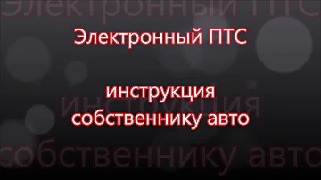 Сколько цифр в номере электронного ПТС