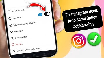 How To Get Instagram Reels Auto Scroll Option | Instagram Reels Auto Scroll Option Not Showing