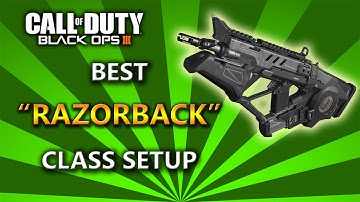 BLACK OPS 3: BEST RAZORBACK CLASS SETUP - INSANE RUSHING SMG (BO3 Multiplayer Gameplay)