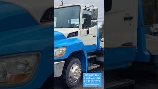 2011 Hino 258 Rollback for sale @ Jaw Sales in Hollis NH #hinotrucks #trucksforsale #towing