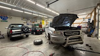 First generation Honda Ridgeline rear engine mount replacement 