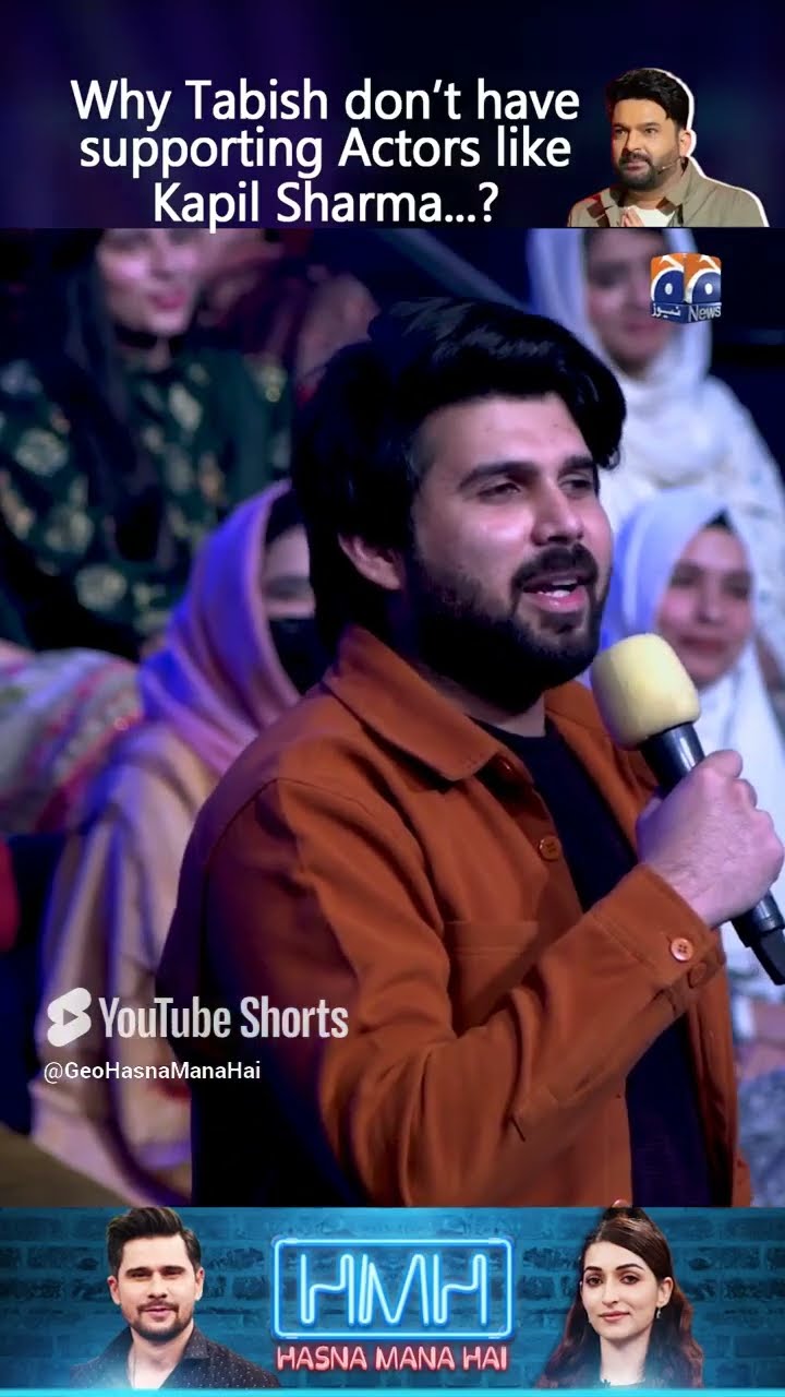 Why Tabish don't have supporting actors like kapil sharma - #areejchaudhary #tabishhashmishow