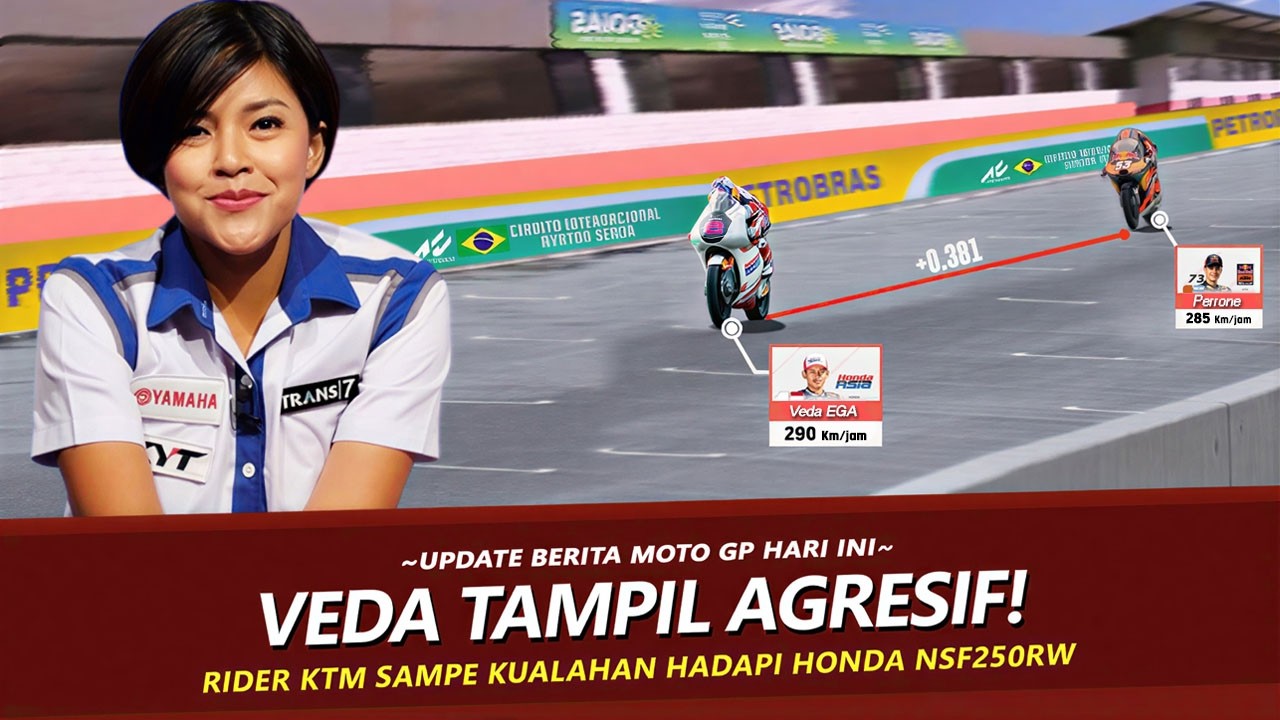 KOMENTATOR MOTOGP HISTERIS!! RIDER KTM NGAKU KESULITAN HADAPI VEDA DI HONDA JELANG MOTO3 BRAZIL 2026