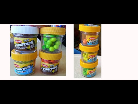 como pegar truta com PowerBait em uma plataforma de carolina