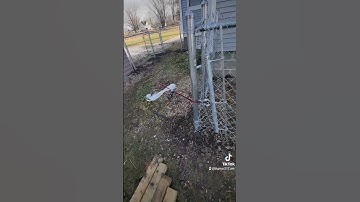 Chain Link Fence build