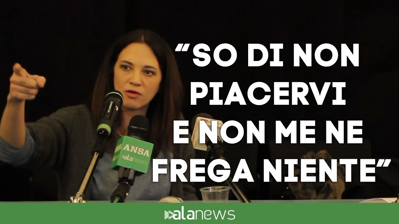 Asia Argento:”So di non piacervi e non me ne frega niente”
