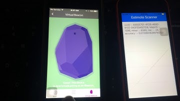 Estimote beacons scanner demo