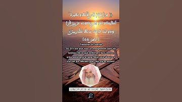 الآية (66) من سورة النحل.... القارئ الشيخ علي بن عبد الرحمن الحذيفي.