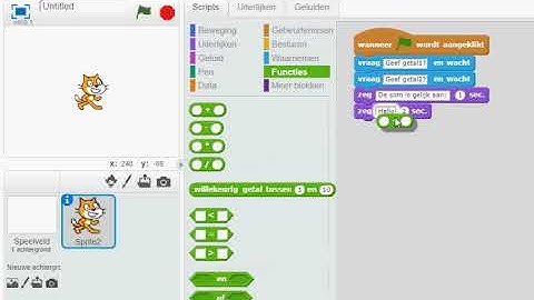 scratch -  Gebruik altijd een variabele bij een vraag - Veel gemaakte fout bij variabele en vragen
