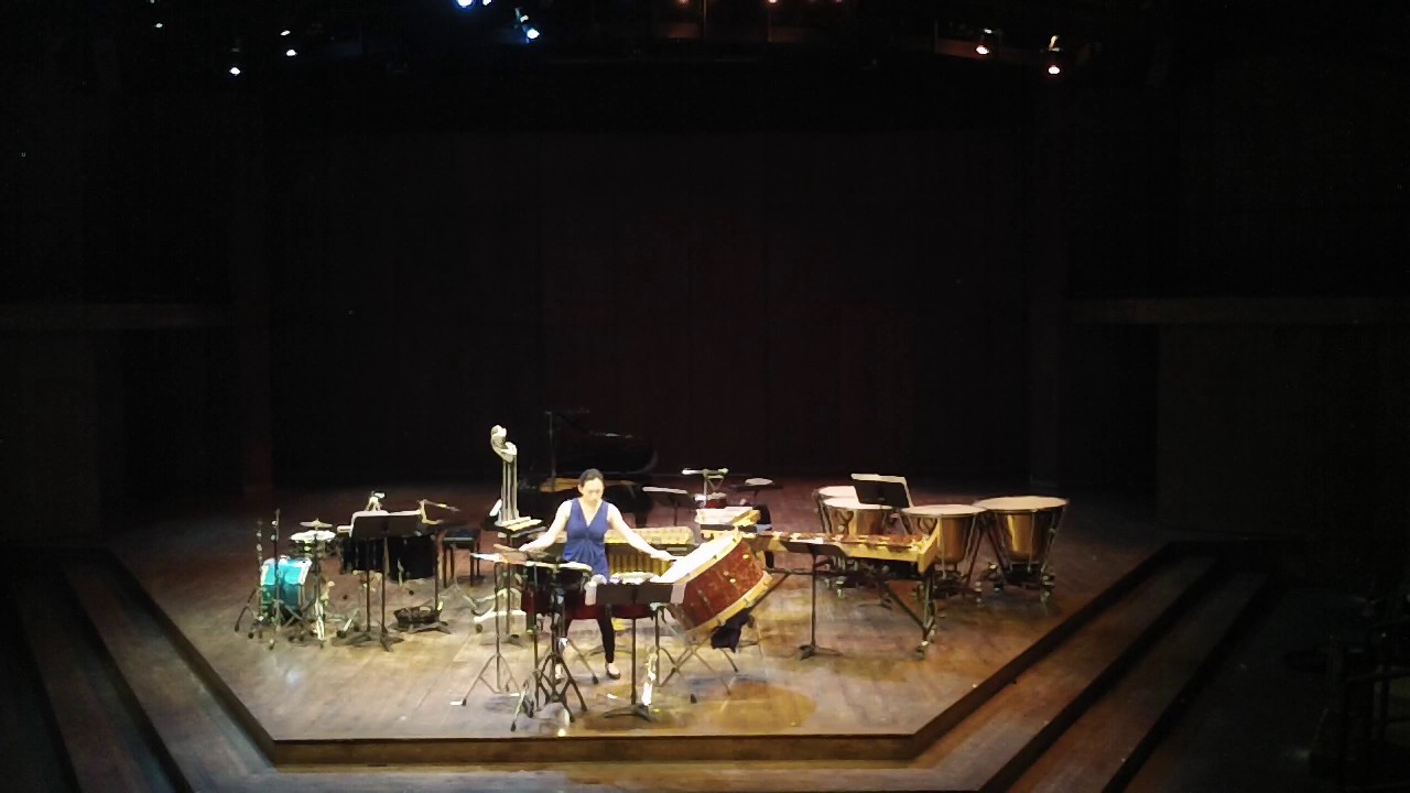 Motion for multi percussion by Lynn Glassock　リン・グラソック作曲、モーション