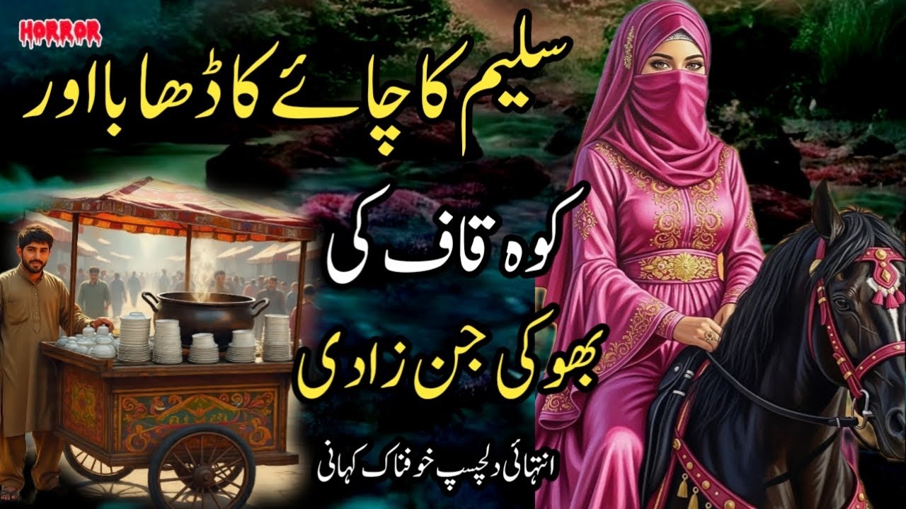 Saleem Ka Chai Ka Dhaba aur Koh Qaf Ki Bhoki Jinzadi | Real Urdu Horror Story | Kahani Corner