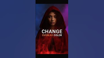 Photoshop Tutorial: How to Change Overlay Color. #photoshop #adobephoto