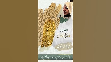 إنا سنلقي عليك قولا ثقيلا #هيثم الدخين #quran #القرآن الكريم #قرآن