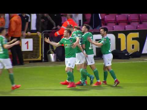 Kieran Sadlier scores goal from his own box for Cork City
