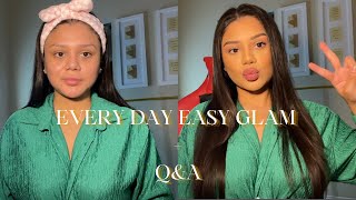 Everyday easy glam + Q &amp; A