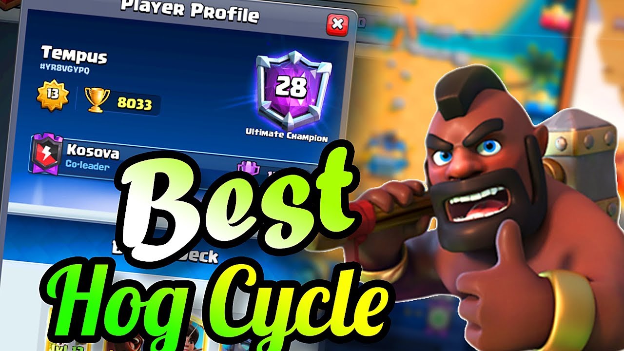 Best Royal Hogs Deck Clash Royale