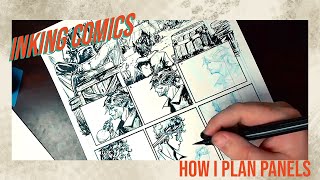 Inking Comic Panels: Breaking Down Page 14 of My Comic the Wytchborne
