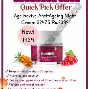Oriflame optimals anti-aging night cream || February offers ||
