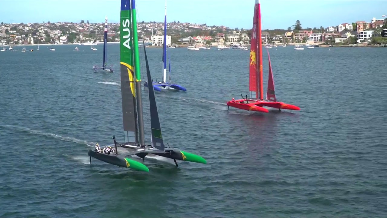 SAILING Sail GP ⛵ Sydney Catamarans Ouest 24 Television YouTube