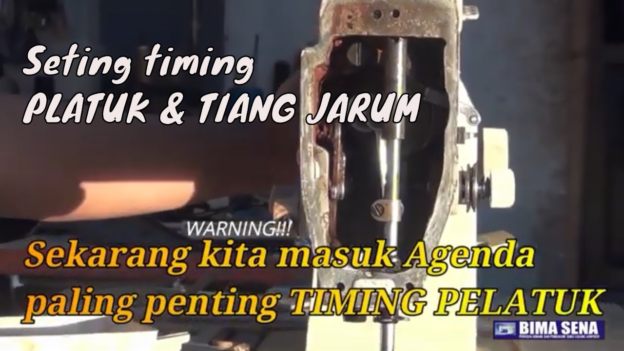 CARA GANTI PLATUK MESIN JAHIT TYPICAL (lanjutan)