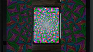 3D SPINNING PATTERN ART ANIMATION #procreatetutorial #aspirearty #3d