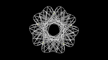 [openframeworks] Star & Bezier curve ver.2