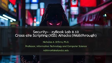 zyLabs CompTIA Security+ Lab: Cross-site Scripting (XSS) Attacks (Walkthrough) - 050824M01