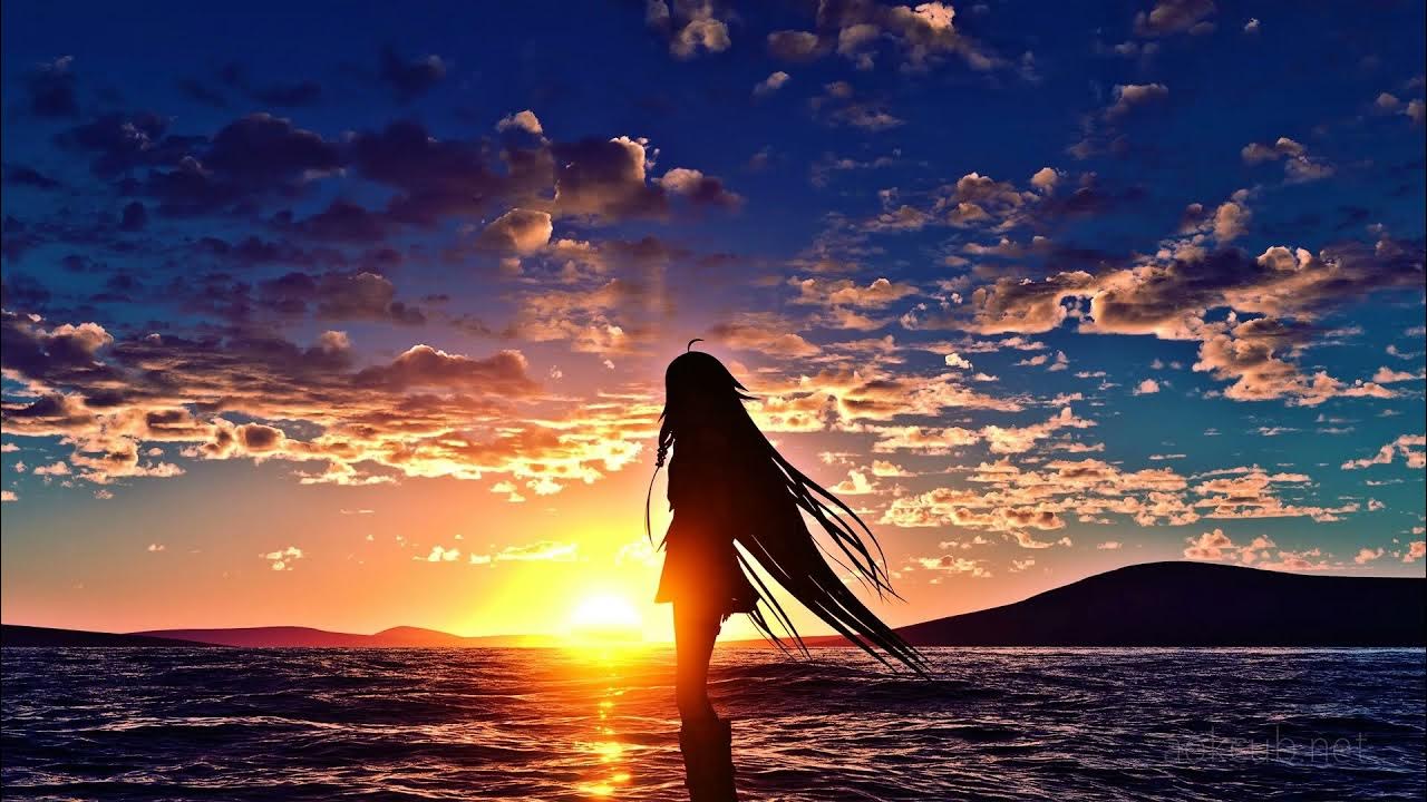 Фото на фоне заката на море