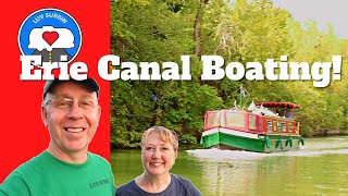 Erie Canal Boat Adventures | Full Houseboat Tour! | 3 Day Rental Of American Narrowboat