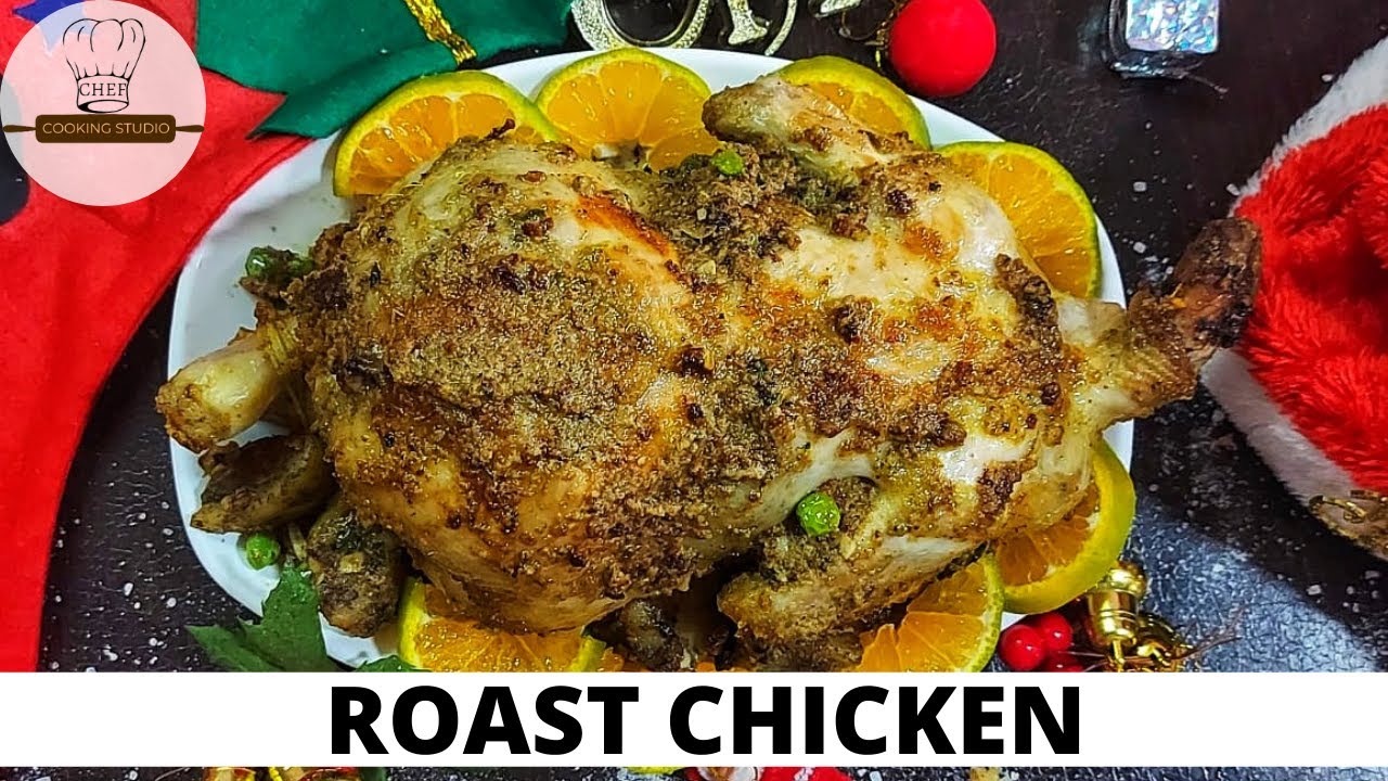 Roast Chicken Recipe |Christmas Special| Festive Season | | Chef Cooking Studio