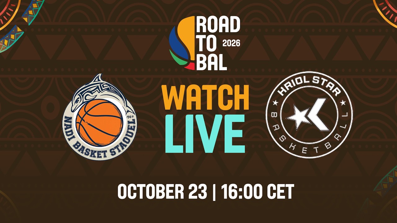 LIVE - Nadi Basket Staoueli v Kriol Star | Africa Champions Clubs ROAD TO B.A.L. 2027 | Group Phase
