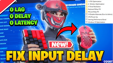 How To Reduce Input Delay Fortnite Season 8! 💜🚀 (0 Input Delay, PC Lag FIX, FPS BOOST!)