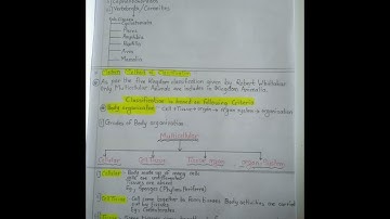 SSC 10th Board Science 2 Chapter 6 Animal Classification NOTES for free