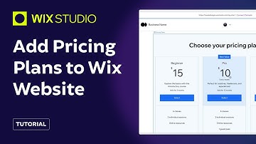 Add Pricing Plans To Your Wix Website | Wix Studio Tutorial