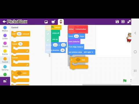 #trending #viral video  how to make Cat ANIMATION in pictoblox