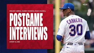 POSTGAME INTERVIEWS Cabrera Swanson Counsell Cubs Locker Room Sound 2026