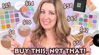 DUPES FOR HIGH-END MAKEUP || DRUGSTORE ALTERNATIVES TO SAVE MONEY!