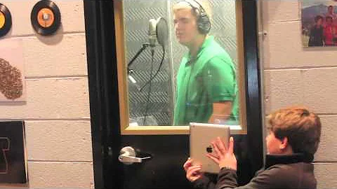 Carter Kilpatrick recording at Rocketown music stu...