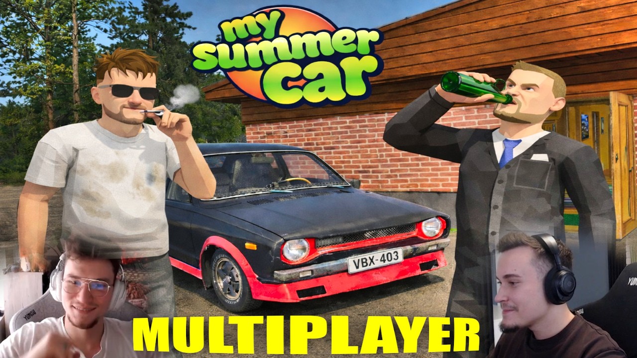 MY SUMMER CAR ale to MULTIPLAYER 😍 Zaczyna Się Piękna Historia...