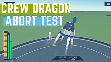 Part #1 Crew Dragon Abort Test | Simplerockets 2 Mobile