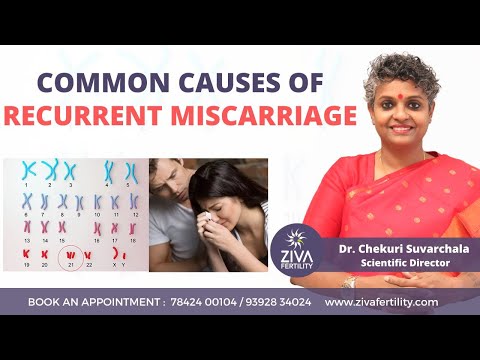 Causes of Recurrent Miscarriage || Infertility || Pregnancy Loss || Dr Chekuri Suvarchala
