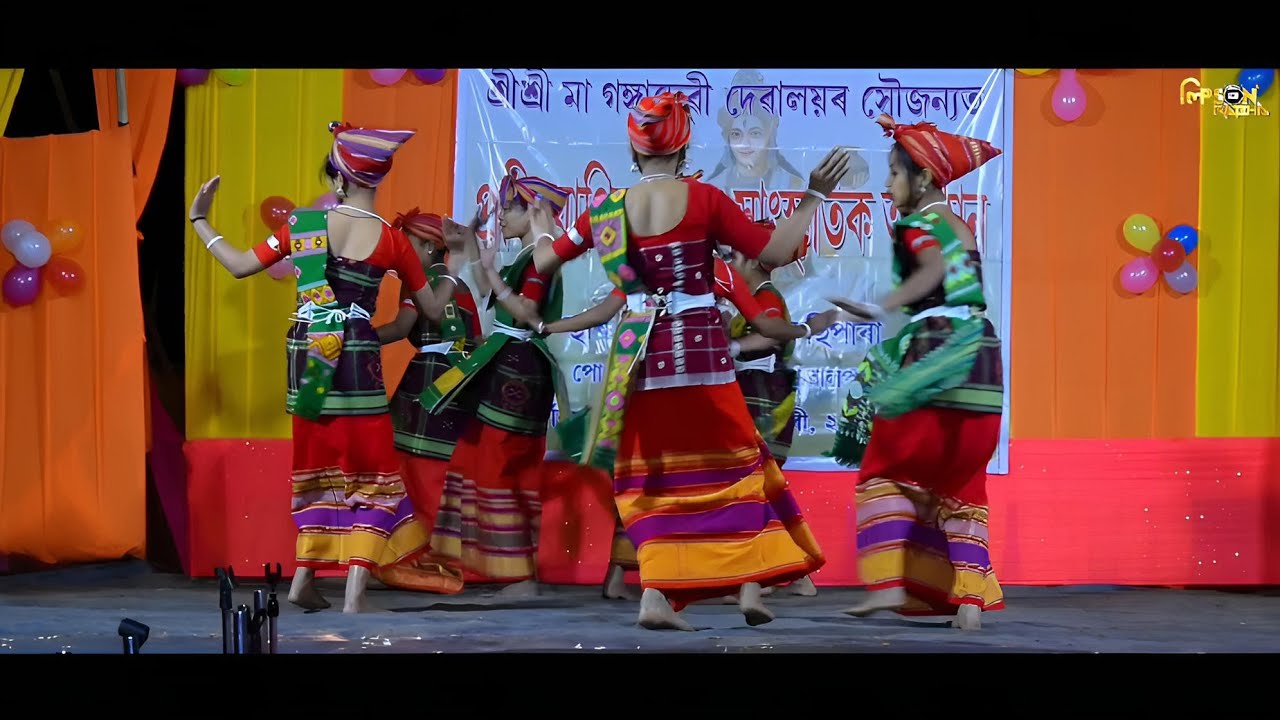 O Hachure Nilgiri  Pansuna Rabha  Rabha Group Dance  Stage Dance