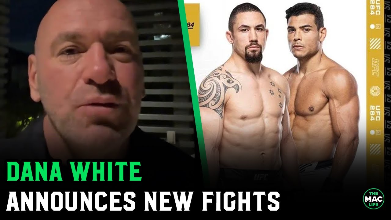 'What everybody's been waiting for' - Dana White announces first ...