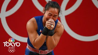 Hidilyn Diaz wins the Philippines' firstever Olympic gold medal | Tokyo Olympics | NBC Sports