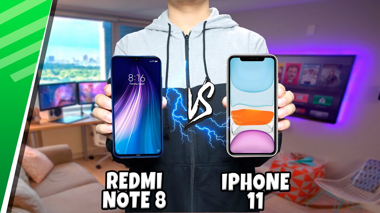 iPhone 11 VS Xiaomi Redmi Note 8 | Useless But Very Useful Showdown | Top  Pulso - YouTube