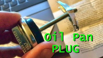 Stripped Oil Pan Drain Hole- Universal Dorman Drain Plug *How to Install & Remove (No Bolt)