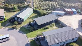 RUDA Croyde Bay Parkdean Holiday park in Devon from the air